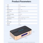 Сплиттер Video 4 In 1 HDMI-HDMI v.1.4 Vention F/4xF 4k 30Hz gold-plated Black/Gold (ACCG0)