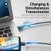 Адаптер Type-C-MicroUSB Vention F/M PVC 3A 480Mbps nickel-plated Black (CDXB0)