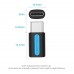 Адаптер Type-C-MicroUSB Vention F/M PVC 3A 480Mbps nickel-plated Black (CDXB0)