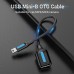 Адаптер USB-MiniUSB 5pin OTG 2.0 Vention PVC Round 2A 480Mbps nickel-plated 0.15m Black (CCTBB)