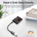 Адаптер USB-MiniUSB 5pin OTG 2.0 Vention PVC Round 2A 480Mbps nickel-plated 0.15m Black (CCTBB)
