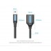 Адаптер USB-MiniUSB 5pin OTG 2.0 Vention PVC Round 2A 480Mbps nickel-plated 0.15m Black (CCTBB)