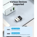 Адаптер USB-Type-C 2.0 Vention M/F PVC 3A 480Mbps nickel-plated Black (CDWB0)