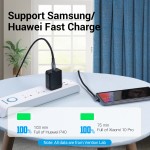 Кабель Type-C-Type-C Vention TPE Nylon 90° Degree PD 100W 5A 480Mbps nickel-plated 2m Grey (TAKHH)