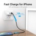 Кабель USB-Lightning Vention TPE Nylon MFi C89 2.4A 480Mbps nickel-plated 0.5m Grey (LABHD)