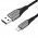Кабель USB-Lightning Vention TPE Nylon MFi C89 2.4A 480Mbps nickel-plated 1.5m Grey (LABHG)