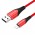 Кабель USB-Lightning Vention TPE Nylon MFi C89 2.4A 480Mbps nickel-plated 1m Red (LABRF)
