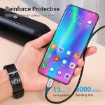 Кабель USB-Type-C Vention TPE Nylon 5A 480Mbps nickel-plated 1.5m Grey (COFHG)