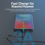 Кабель USB-Type-C Vention Upgrade PVC 3A 5Gbps nickel-plated 0.25m Grey (COZHC)