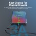 Кабель USB-Type-C Vention Upgrade PVC 3A 5Gbps nickel-plated 0.5m Grey (COFHD)