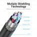 Кабель USB-Type-C Vention Upgrade PVC 3A 5Gbps nickel-plated 0.5m Grey (COFHD)