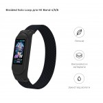 Ремешок Nylon Armorstandart Braided Solo Loop для Xiaomi Mi Band 4 5 6 Black size L (ARM58763)