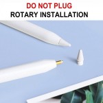 Наконечник Goojodoq для стилуса Apple Pencil (1-2 поколение) (2шт) Red