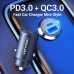 Автомобильное зарядное устройство 1USB 1Type-C Vention PD 25W QC3.0 DC 12-24V 5A Grey (CC-63-H)