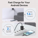 Сетевое зарядное устройство 1Type-C Vention PD 20W QC4.0 2.4A Black (TC-055-EU-B)