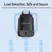Сетевое зарядное устройство 1Type-C Vention PD 20W QC4.0 2.4A Black (TC-055-EU-B)