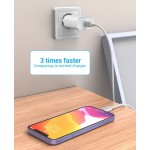 Сетевое зарядное устройство 1Type-C Vention PD 20W QC4.0 2.4A White (TC-055-EU-W)
