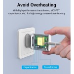 Сетевое зарядное устройство 1Type-C Vention PD 20W QC4.0 2.4A White (TC-055-EU-W)