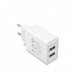 Сетевое зарядное устройство 1USB 1Type-C Vention (A+C) PD 38W QC3.0 3.4A White (FBBW0-EU)