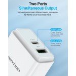 Сетевое зарядное устройство 1USB 1Type-C Vention PD 38W QC3.0 3.4A White (QC67-EU-W)