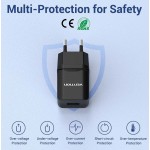 Сетевое зарядное устройство 1USB Vention 10.5W 2.1A Black (DC5203-B)