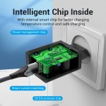 Сетевое зарядное устройство 1USB Vention 18W QC3.0 2.4A Black (FABB0-EU)