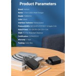 Сетевое зарядное устройство 1USB Vention 18W QC3.0 2.4A Black (FABB0-EU)