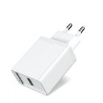 Сетевое зарядное устройство 1USB Vention 18W QC3.0 2.4A White (FABW0-EU)