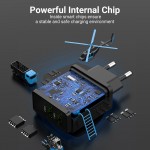 Сетевое зарядное устройство 2USB Vention 36W QC3.0 3.4A Black (QC79-EU-B)