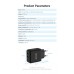 Сетевое зарядное устройство 2USB Vention 36W QC3.0 3.4A Black (QC79-EU-B)