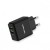 Сетевое зарядное устройство 2USB Vention 36W QC3.0 3.4A Black (QC79-EU-B)