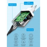 Сетевое зарядное устройство 2USB Vention 36W QC3.0 3.4A White (QC79-EU-W)