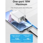 Сетевое зарядное устройство 2USB Vention 36W QC3.0 3.4A White (QC79-EU-W)