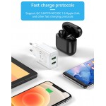 Сетевое зарядное устройство 2USB Vention 36W QC3.0 3.4A White (QC79-EU-W)