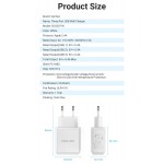 Сетевое зарядное устройство 3USB Vention 17W QC3.0 2.4A White (DC5307-W)