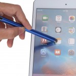 Стилус универсальный Goojodoq Capacitive Fiber Mini Metal Blue