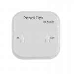 Наконечник Goojodoq Soft для стилуса Apple Pencil (1-2 поколение) (2шт) White
