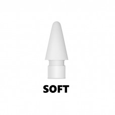 Наконечник Goojodoq Soft для стилуса Apple Pencil (1-2 поколение) (1шт) White