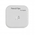 Наконечник Goojodoq Soft для стилуса Apple Pencil (1-2 поколение) (1шт) White