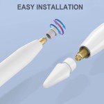 Наконечник Goojodoq для стилуса Apple Pencil (1-2 поколение) (1шт) Black