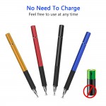 Стилус универсальный Goojodoq 2 в 1 Capacitive TPU Grip Blue