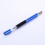 Стилус универсальный Goojodoq 2 в 1 Capacitive TPU Grip Blue
