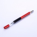 Стилус универсальный Goojodoq 2 в 1 Capacitive TPU Grip Red