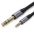 Кабель Audio 6.35мм-3.5мм Vention TRS F/F Cotton Braided gold-plated 0.5m Grey (BAUHD)