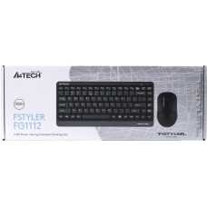 Комплект клавиатура + мышь Wireless A4Tech FG1112 Black USB