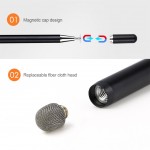 Стилус универсальный Goojodoq 2 в 1 Capacitive Fiber Mini Metal Rose Gold