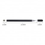 Стилус универсальный Goojodoq 2 в 1 Capacitive Fiber Mini Metal Rose Gold