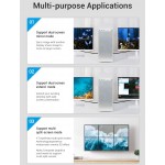 Кабель DisplayPort-DisplayPort v1.4 Vention PVC Cotton 8K 60Hz 4K 144Hz 2K 165Hz 32.4Gbps 1.5m Black (HCCBG)