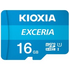 Карта памяти MicroSDHC 16GB UHS-I Class 10 Kioxia Exceria R100MB/s + SD-адаптер (LMEX1L016GG2)
