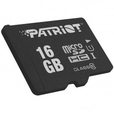 Карта памяти MicroSDHC 16GB UHS-I Class 10 Patriot LX (PSF16GMDC10)